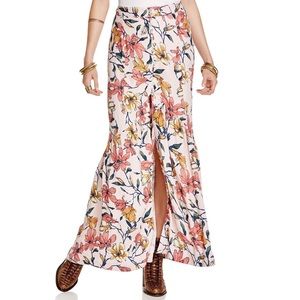 Free People Smooth Sailing Floral Maxi Skirt